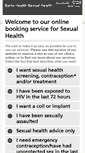 Mobile Screenshot of bartssexualhealthbooking.nhs.uk